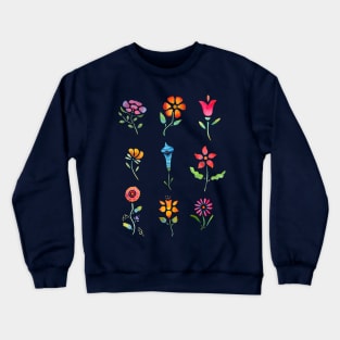 Frida Flowers Crewneck Sweatshirt